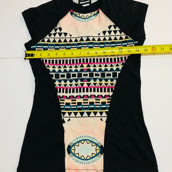 Rip Curl Rash Guard Shirt Junior Size XS Multicolor - Picture 6 of 6